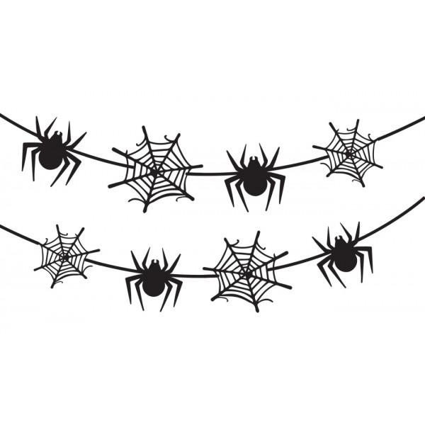 Декор Halloween YES! Fun Spider Webs 13 фігурок 3 м (801182)