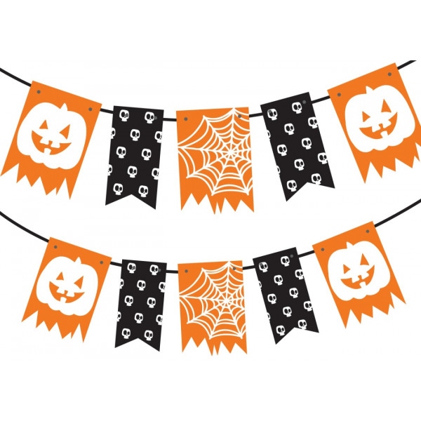 Декор Halloween YES! Fun Halloween Party 13 прапорців 3 м (801179)