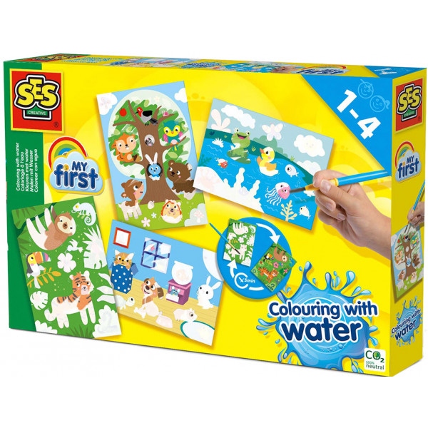 Розмальовки водні Ses Creative My first - Водні малюнки тварини (14456)
