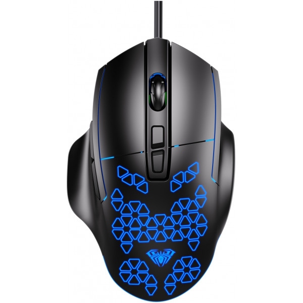 Миша дротова ігрова Aula F812 Black (6948391213132)