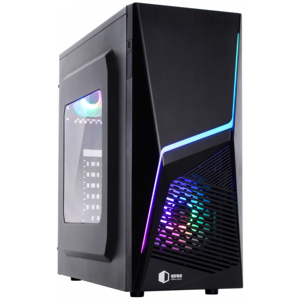 Корпус QUBE Black (FLASH_W3NU3)