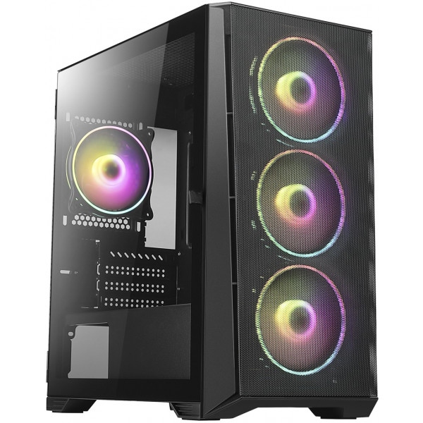 Корпус QUBE Black (MESH_FMNU3)