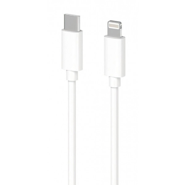 Кабель синхронізації даних 2E USB-C - Lightning Glow 1 m White (2E-CCCL-WH)