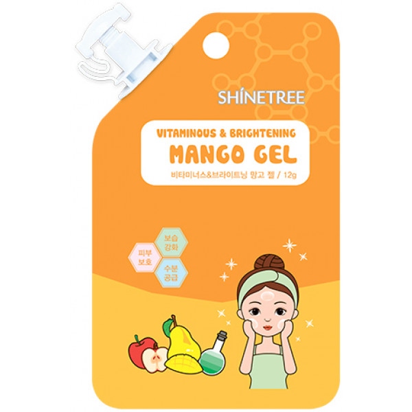 Гель для вмивання Shinetree Sqeeze&Go Витаминный Сияющий с экстрактом Манго 12 мл (8809120648008)