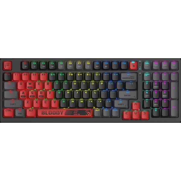 Клавіатура дротова ігрова Bloody S98  Sports Red