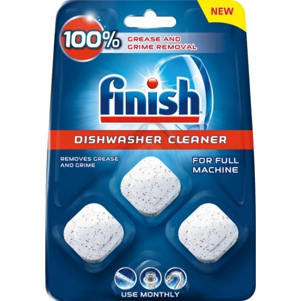 Засіб для чищення посудомийних машин Finish Dishwasher Cleaner таблетка 3 шт. (5900627073003)