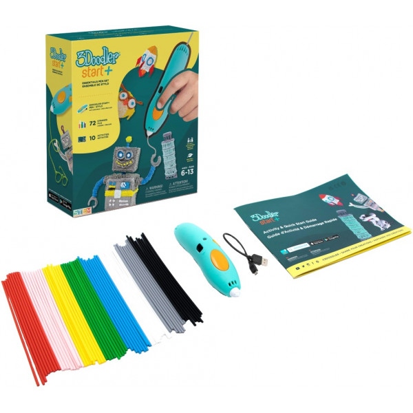 3D-ручка 3Doodler Start Plus базовий набір Креатив 72 стрижня (SPLUS)