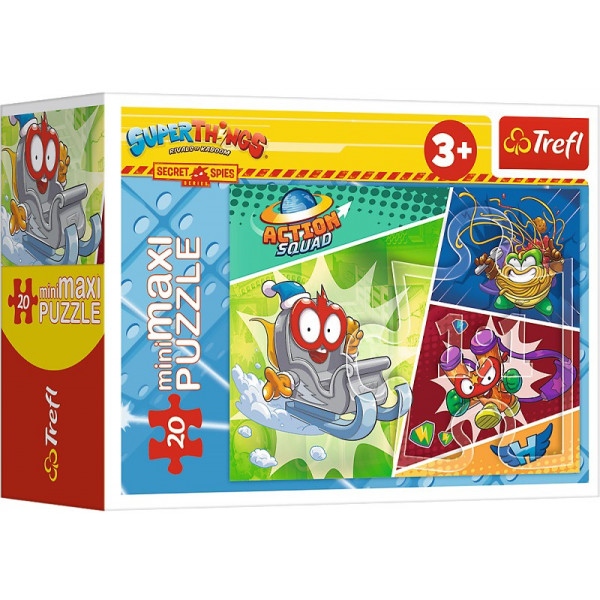 Пазли картонні (3-4 роки) Trefl "Таємний шпигун" /  (56031) (Міні - Максі)(21116)