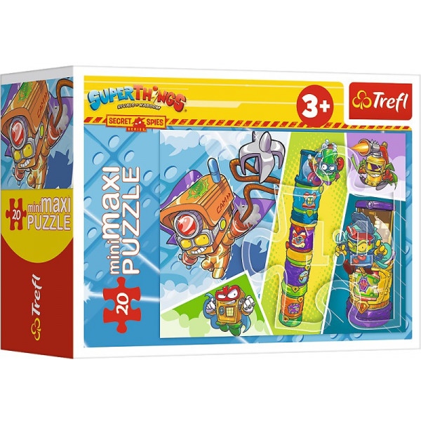 Пазли картонні (3-4 роки) Trefl "Таємний шпигун" /  (56031) (Міні - Максі)(21117)