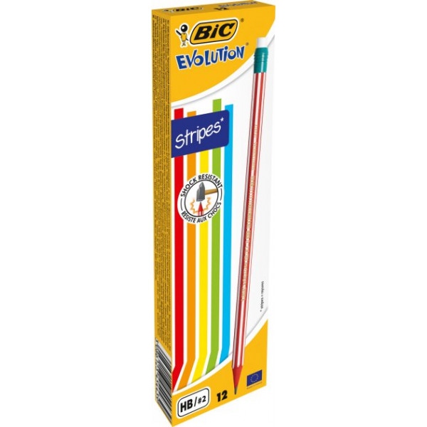 Набір олівців BIC Evolution стр гум 646 УП12 (3086123278189)