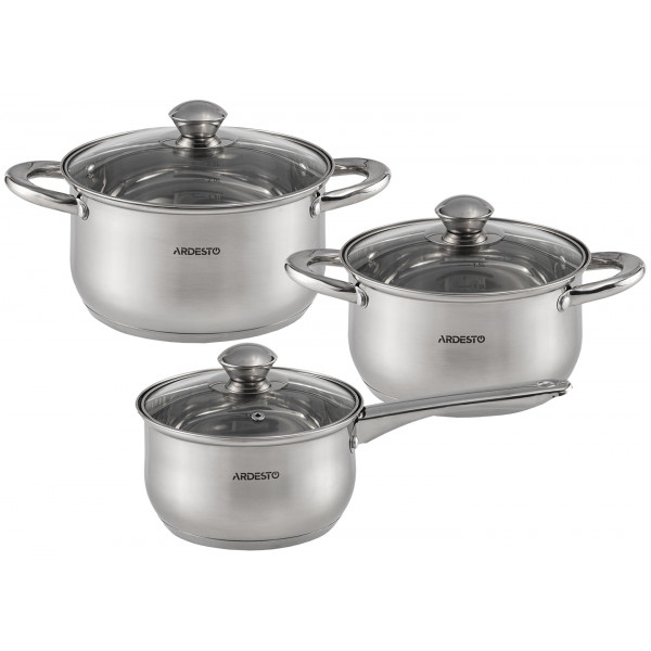 Набір посуду Ardesto AR1906PS Gemini Gourmet Varese 6 пр.