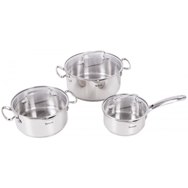 Набір посуду Tefal G719S674 Duetto + 6 пр (кастр.20/24 с/кр., Ківш 16 см з/кр)