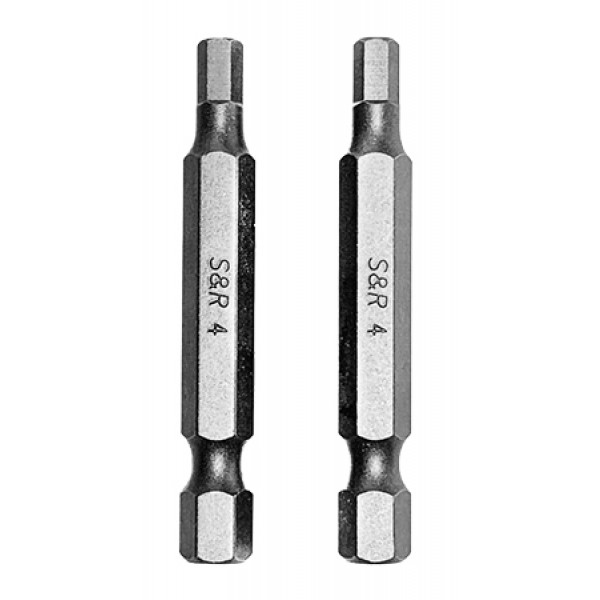 Біта для викрутки S&R Hex4 x 50 мм 2 шт. (152050414)
