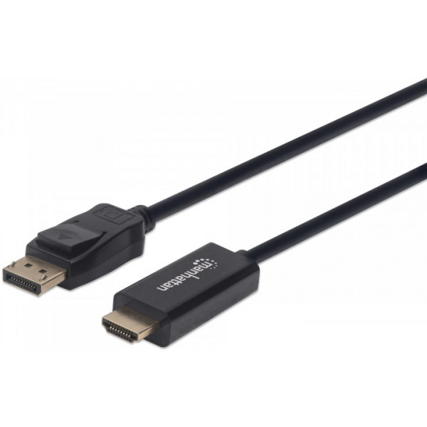 Кабель Manhattan DisplayPort M - HDMI M 1m (153195)
