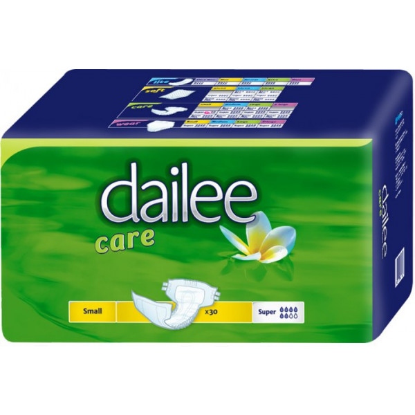 Одноразові підгузки Dailee Care Super Small для дорослих дихаючі Розмір 3, 30 шт. (144.12.001)