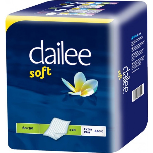 Одноразова пелюшка Dailee Soft Extra Plus 60*90, 20 шт. (144.12.006)