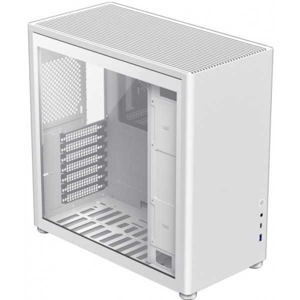 Корпус Gamemax ATX без блока живлення  ini-ITX Spark Pro Full White