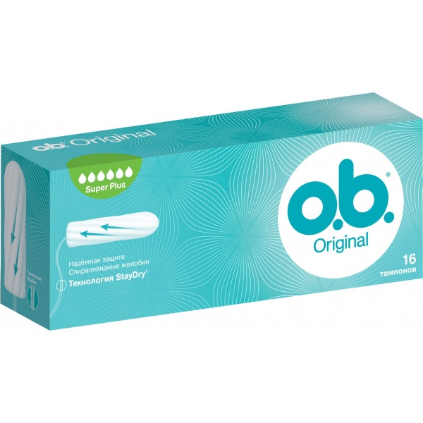 Тампони гігієнічні o.b. Original Super plus 16 шт. (3574660089356)