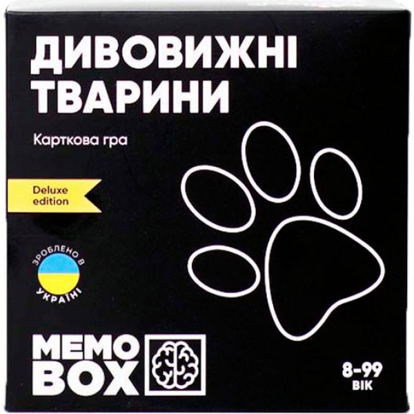 Настільна гра розважальна (8 +) JoyBand-Bontoy MemoBox Delux Дивовижні тварини (MBD106)