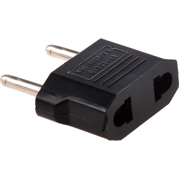 Перехідник 220В Atcom UK/US-EU Black (14345)
