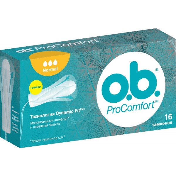 Тампони гігієнічні o.b. ProComfort Normal 16 шт. (3574660234282)