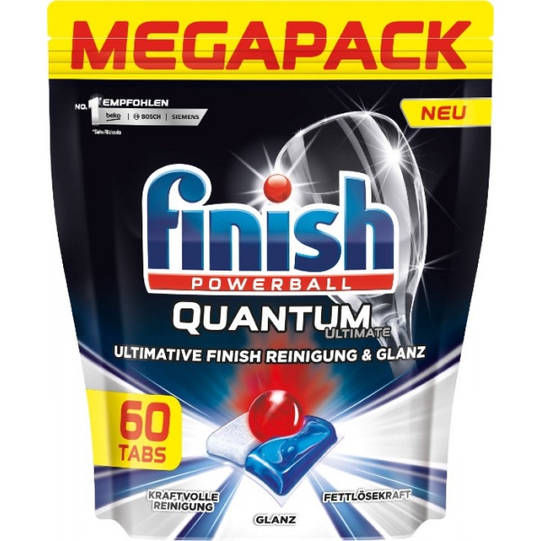 Таблетка для посудомийної машини Finish QUANTUM Ultimate 60 таб