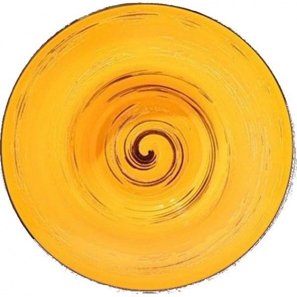 Тарілка супова Wilmax Spiral Yellow 25.5 см (WL-669427 / A)