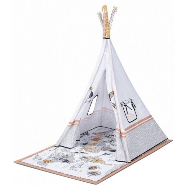 Розвиваючий килимок Kinderkraft 3 в 1 Tippy (KPTIPP00MUL0000)