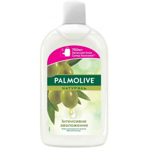 Рідке мило для рук Palmolive Оливкова Молоко смен.балон 750мл