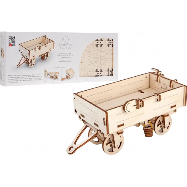 3D пазли Ugears Причіп до трактора (70006)