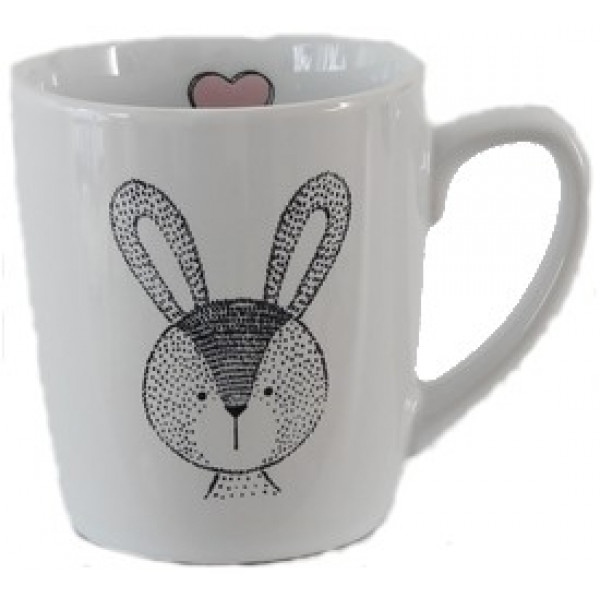 Чашка Limited Edition Hare 280 мл White (HTK-011)