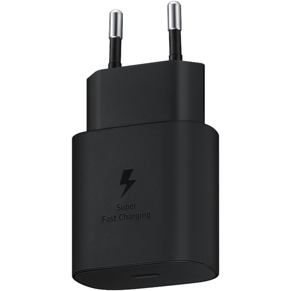 Мережевий зарядний пристрій Samsung 25W Travel Adapter (w/o cable) Black (EP-TA800NBEGRU)