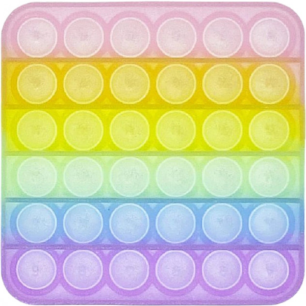 Стретч-антистрес Sibelly Pop It Square Glow in Dark (SB-PPIT-SQL-GD)