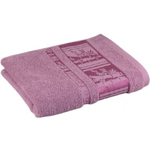 Рушник для обличчя GM Textile махровий пудра бамбук 50x90