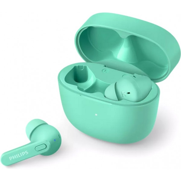 Навушники вкладиші бездротові TWS Philips TAT2206GR/00 Green