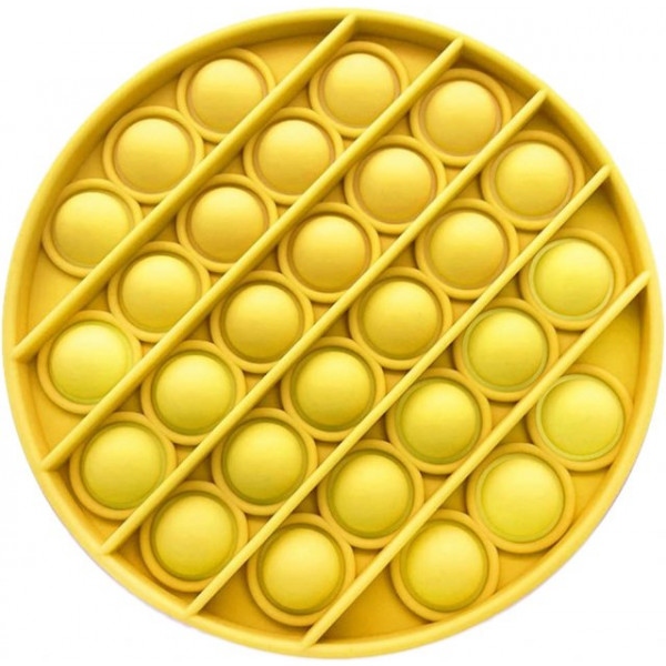 Стретч-антистрес Sibelly Pop It Mono Circle Yellow (SB-PPIT-CRCL-YL)