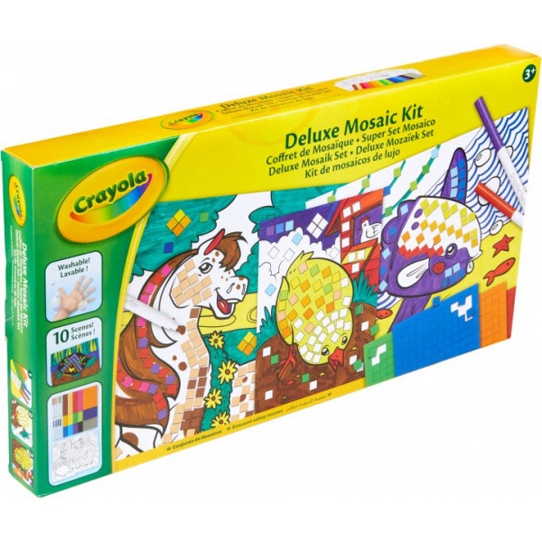 Стікерна мозаїка Crayola набор Deluxe "Создай свою мозаику" (256473.006)