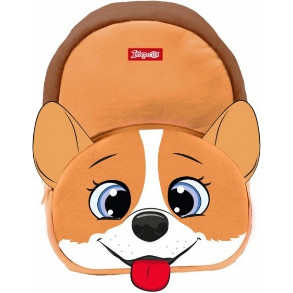 Рюкзак дитячий 1 Вересня K-42 Corgi Brown (557982)