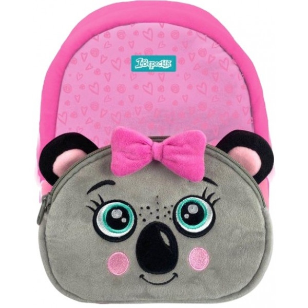 Рюкзак дитячий 1 Вересня K-42 Koala Pink/Gray (557878)