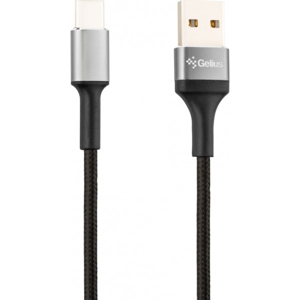 Кабель синхронізації даних Gelius Pro Short GP-UC107 Type-C 0.2 m Black