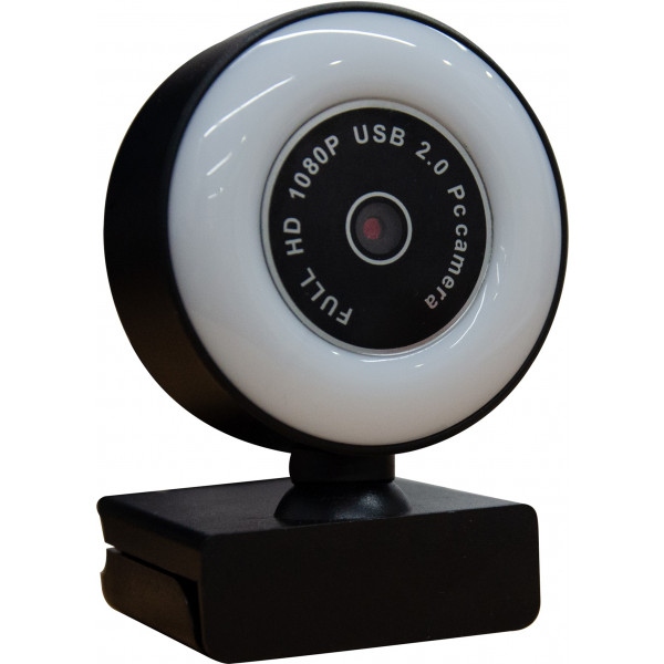 Веб-камера для комп'ютера OKey WB230 FHD 1080P, LED підсвітка, USB