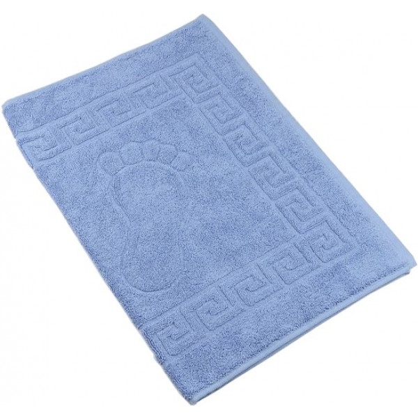 Рушник для ніг GM Textile махровий блакитний 50х70