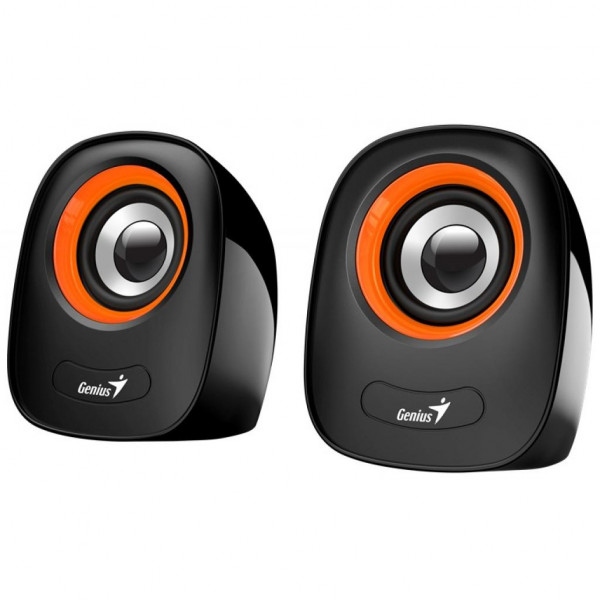 Комп'ютерна акустика компактна 2.0 Genius SP-Q160 USB Orange