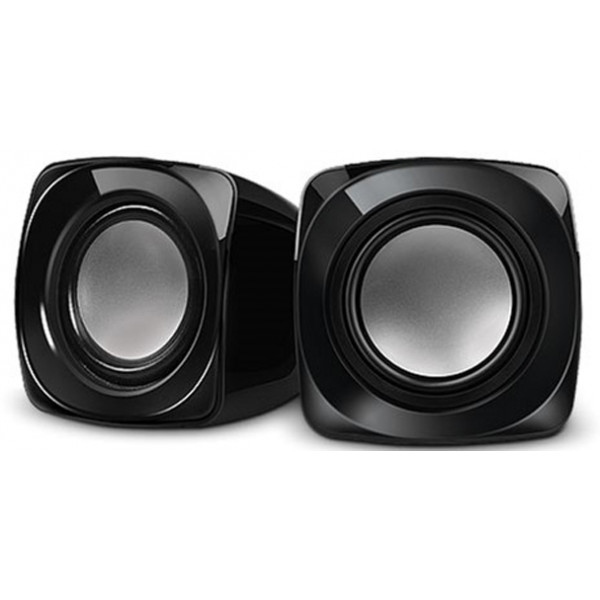 Комп'ютерна акустика компактна 2.0 REAL-EL S-20 Black