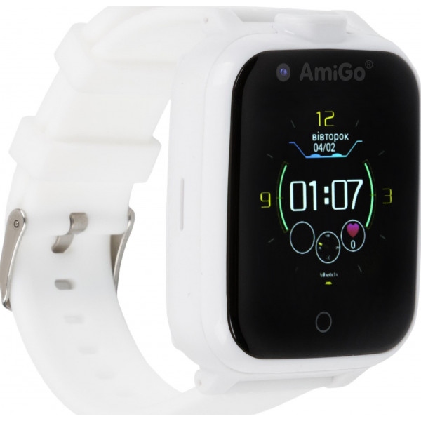Дитячий годинник AmiGo GO006 GPS 4G WIFI VIDEOCALL White