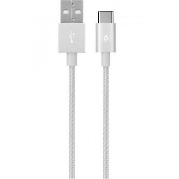 Кабель синхронізації даних Ttec USB-Type-C 1.2m Silver (2DK18G)