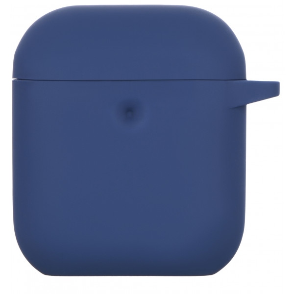 Чохол для навушників 2E for Apple AirPods Pure Color Silicone 3.0mm Navy (2E-AIR-PODS-IBPCS-3-NV)