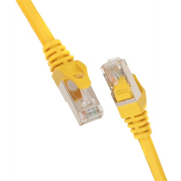 Кабель патч-корд 2E Cat 6 S-FTP RJ45 4Х2 27AWG 1.00 m Yellow (2E-PC6SFTPCOP-100YLW)
