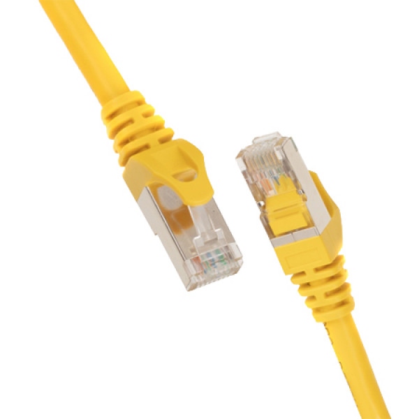 Кабель патч-корд 2E Cat 6 S-FTP RJ45 4Х2 27AWG 1.50 m Yellow (2E-PC6SFTPCOP-150YLW)