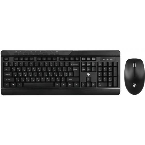 Клавіатура + миша бездротова 2E MF410 Black (2E-MK410MWB)